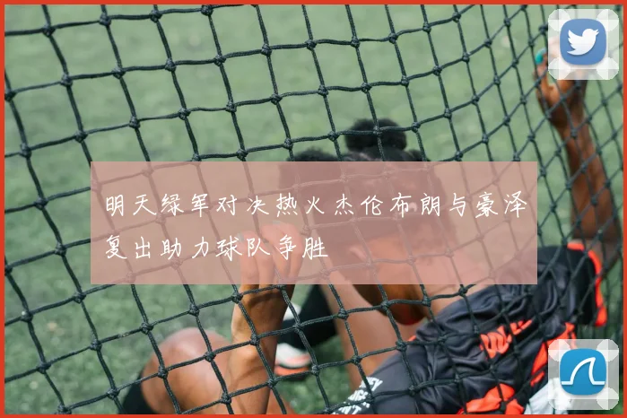 明天绿军对决热火杰伦布朗与豪泽复出助力球队争胜